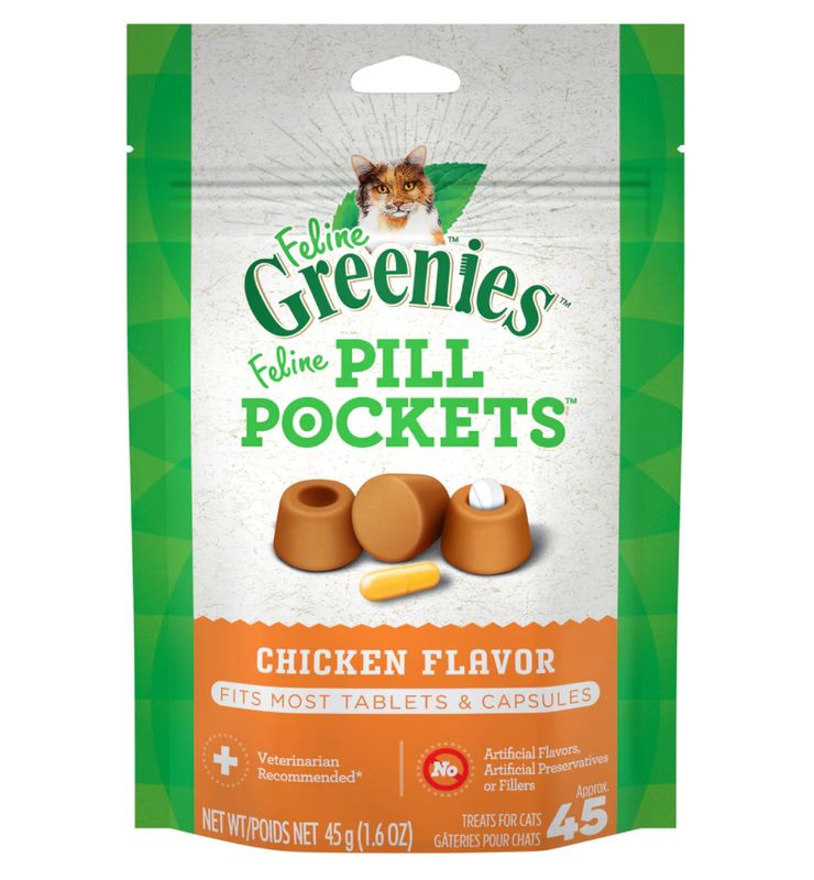 Greenies Cat Pill Pockets Capsule Chicken