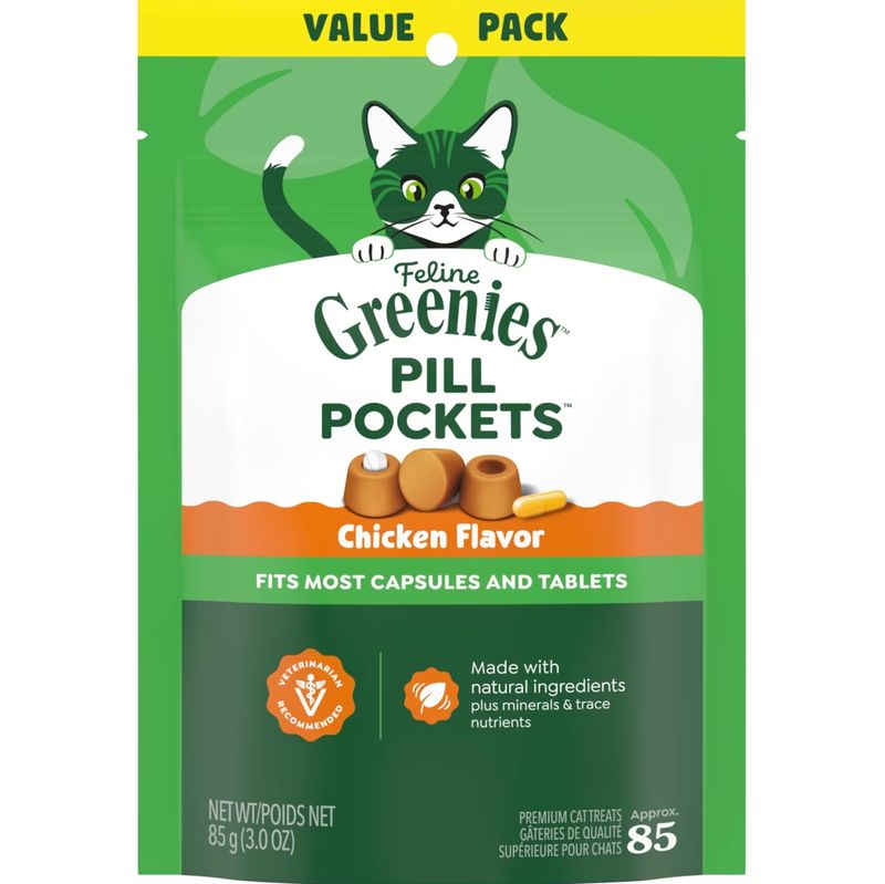 Greenies Cat Pill Pockets Capsule Chicken