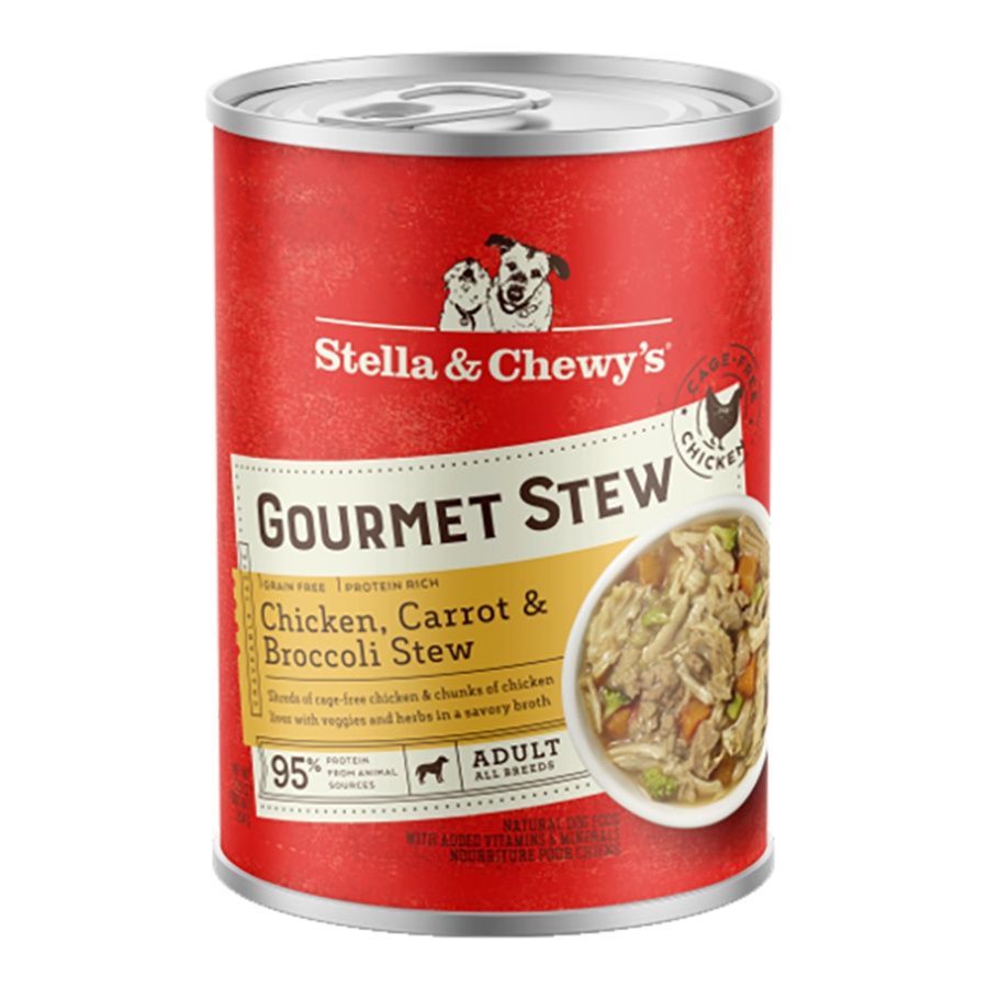 Stella &amp; Chewy's Dog Gourmet Stew Chicken, Carrot &amp; Broccoli 12.5oz