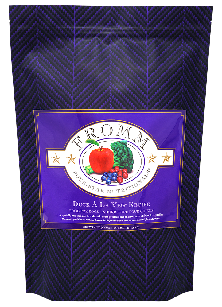 Fromm Dog 4 Star Duck A La Veg, Size: 4lb
