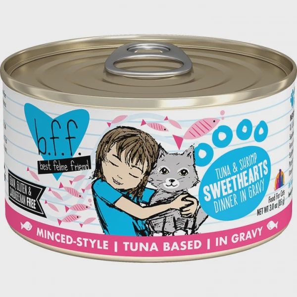 Weruva Cat BFF Sweetheart Tuna &amp; Shrimp Can, Size: 3oz