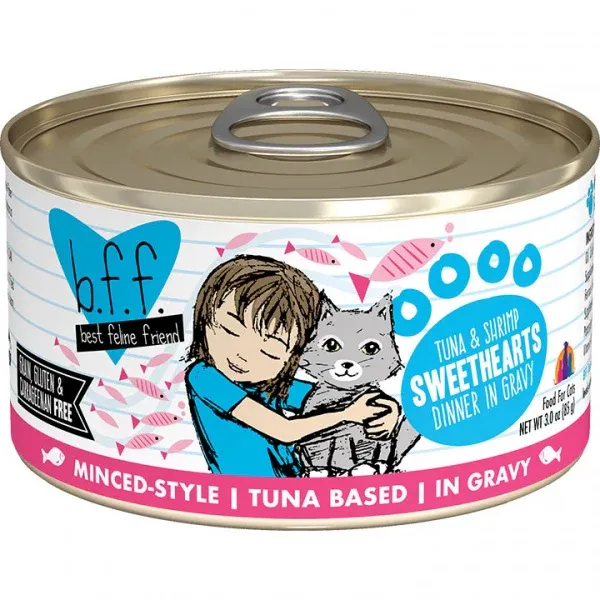 BFF Cat Sweetheart Tuna &amp; Shrimp Can, Size: 3oz