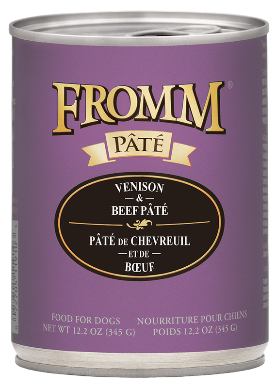 Fromm Dog Venison &amp; Beef Pate Can 12oz