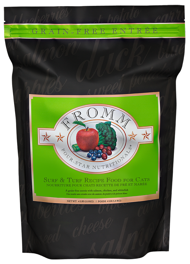 Fromm Cat 4 Star Surf &amp; Turf 4lb, Size: 4lb