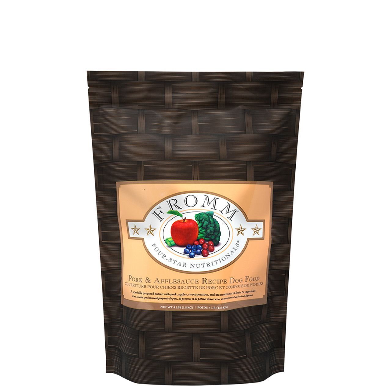 Fromm Dog 4 Star Pork &amp; Applesauce, Size: 4 lb