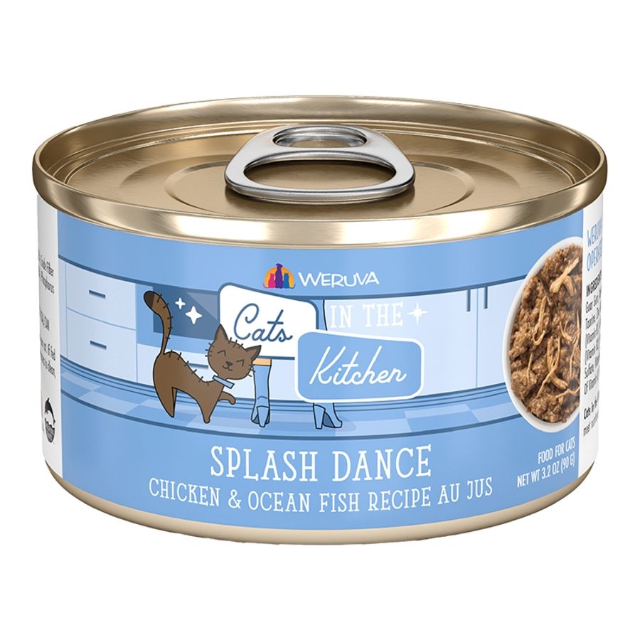 Weruva Cat In The Kitchen Chicken &amp; Ocean Fish, Size: 3.2oz