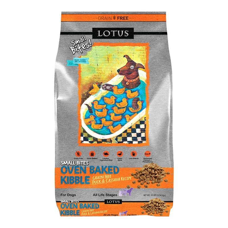 Lotus Dog Grain Free Small Bites Duck