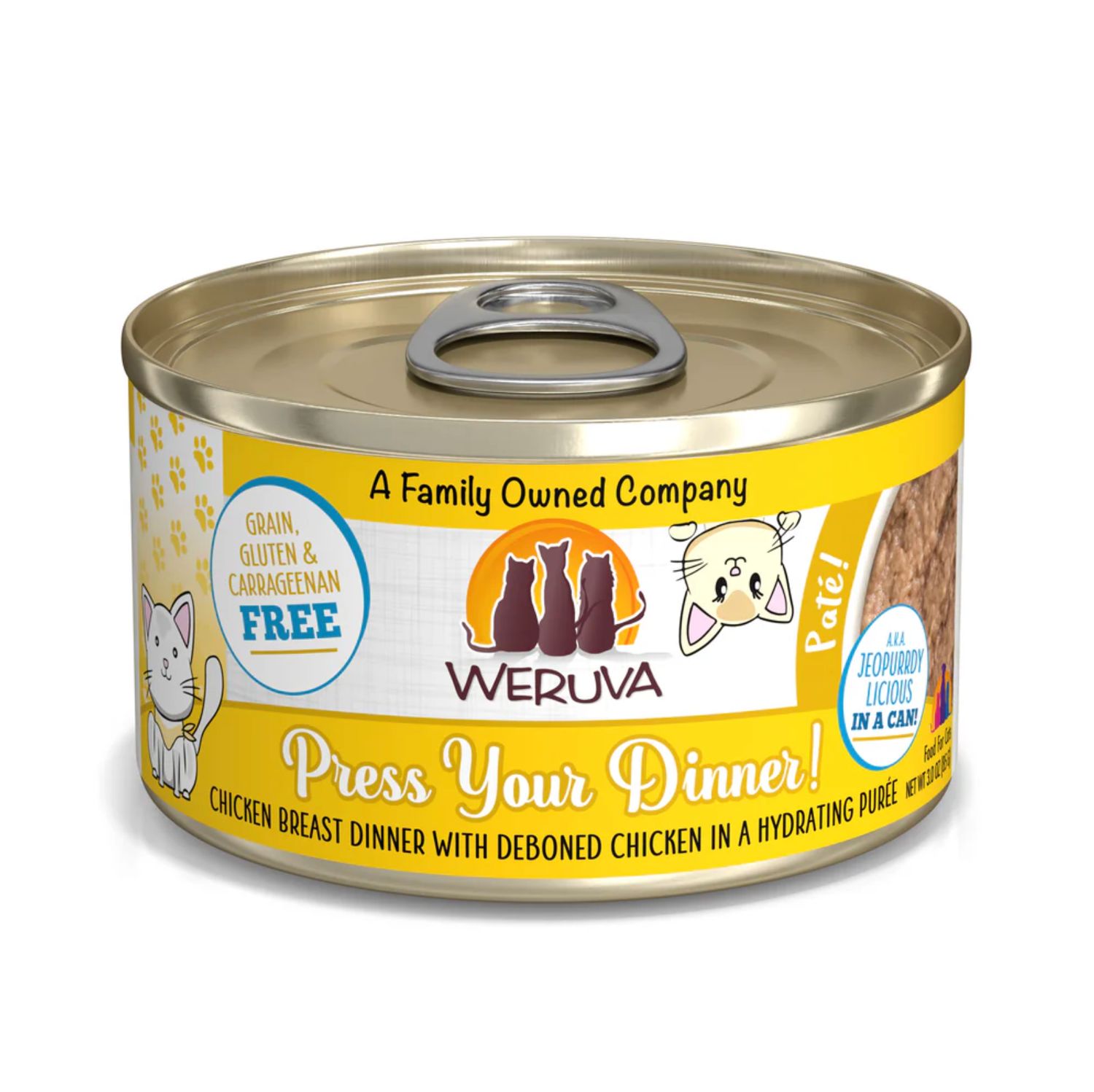 Weruva Cat Paté Press Your Dinner! Chicken Breast 3oz