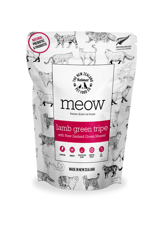 New Zealand Pet Cat Freeze Dried Lamb Green Tripe Treats 1.4oz