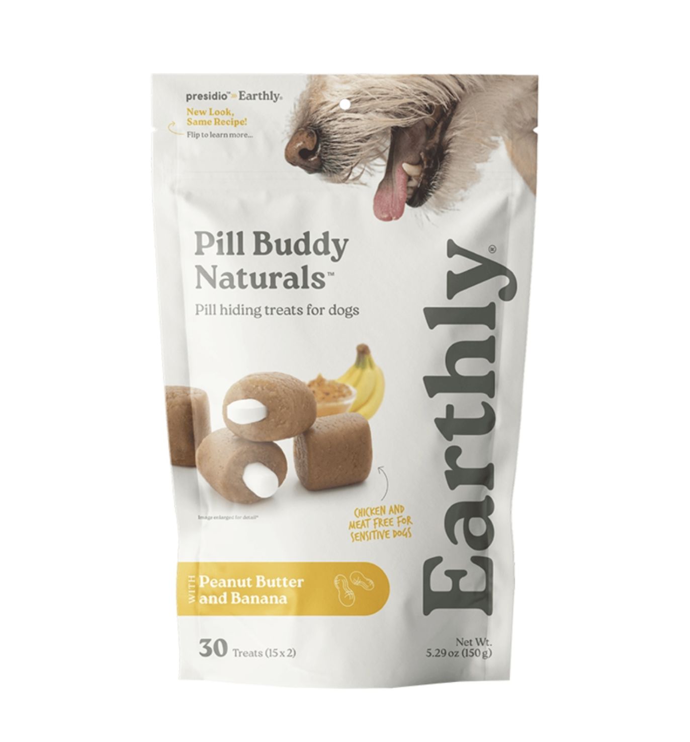 Earthly Dog Pill Buddy Natural Peanut Butter &amp; Banana, Size: 5.29oz