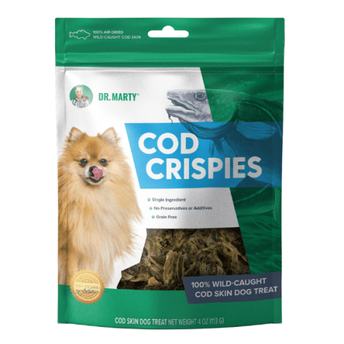 Dr. Marty Dog Treat Cod Crispies, Size: 4oz