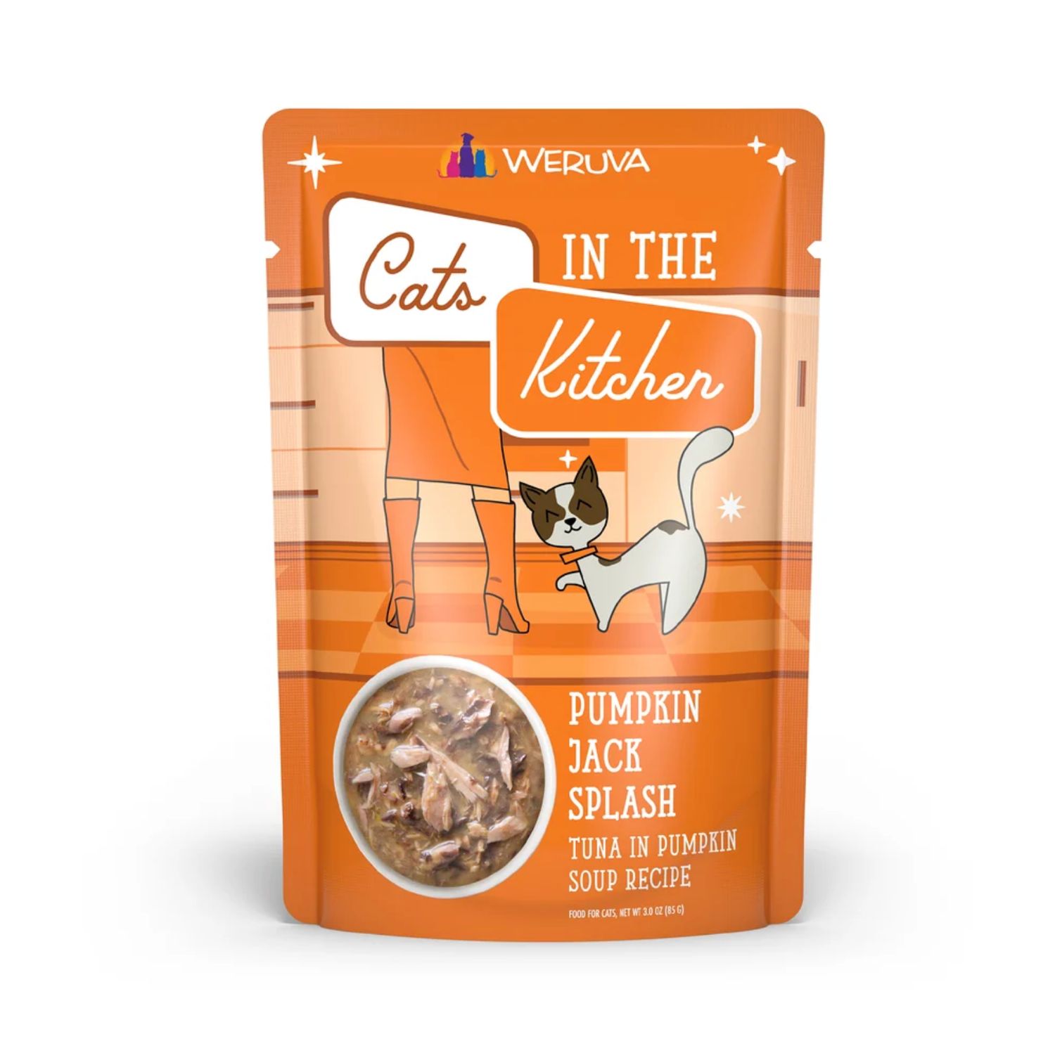 Weruva Cats in the Kitchen Pumpkin Jack Splash Tuna 3oz Pouch