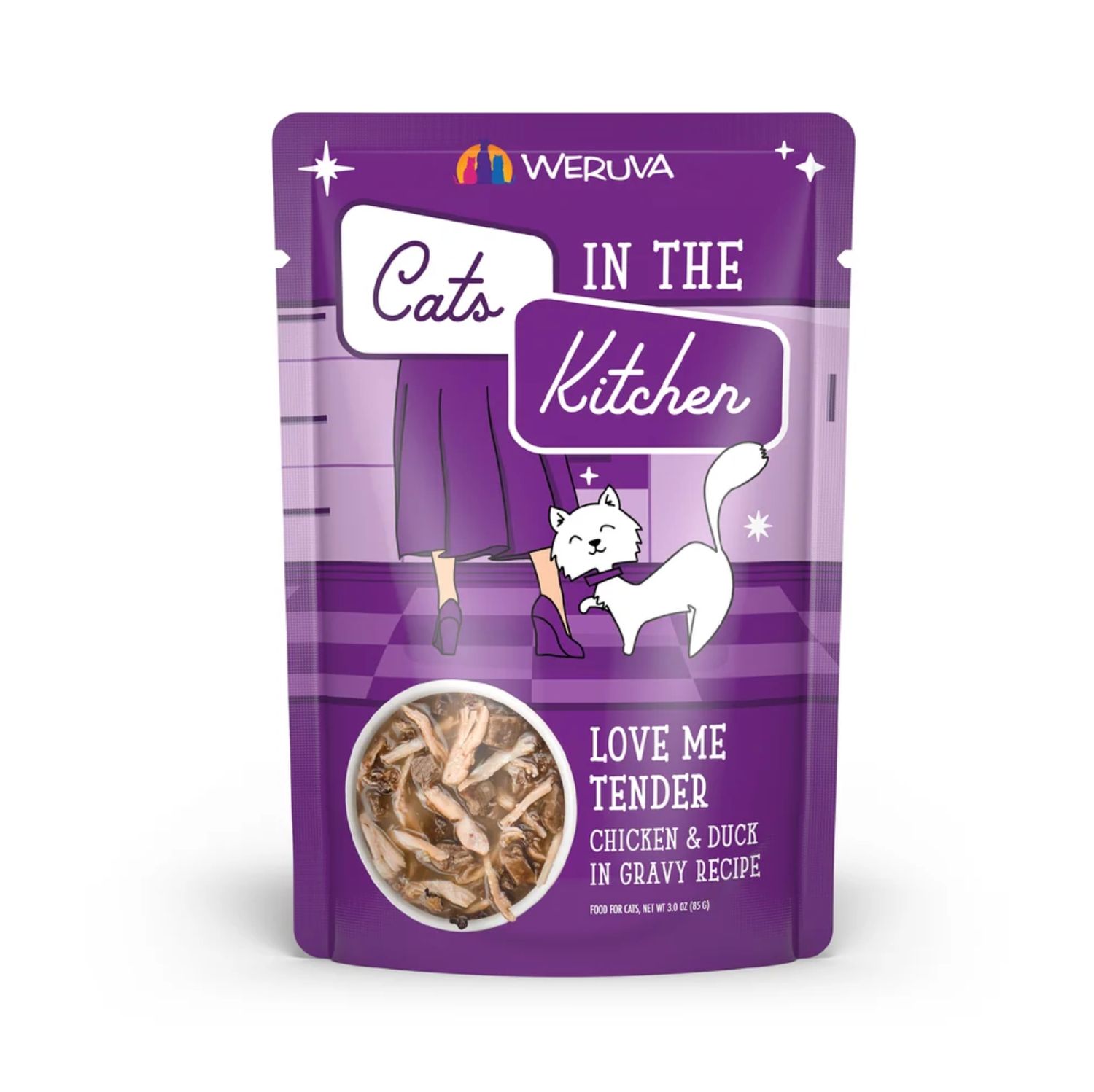Weruva Cats in the Kitchen Love Me Tender Chicken &amp; Duck 3oz Pouch
