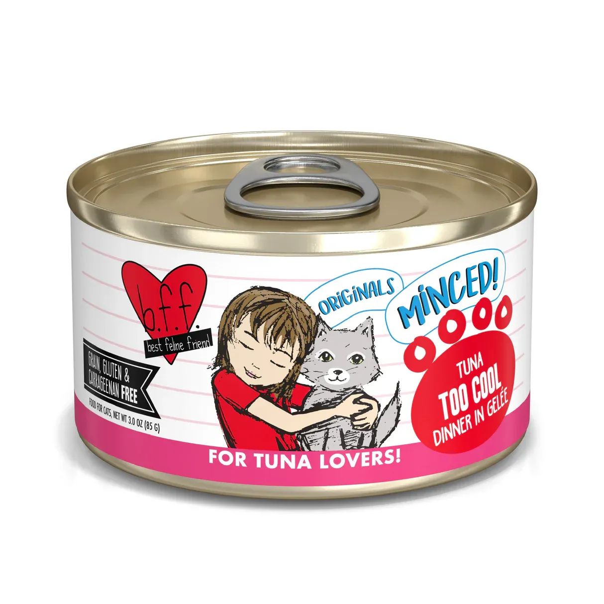 BFF Cat Too Cool Tuna Can, Size: 3oz