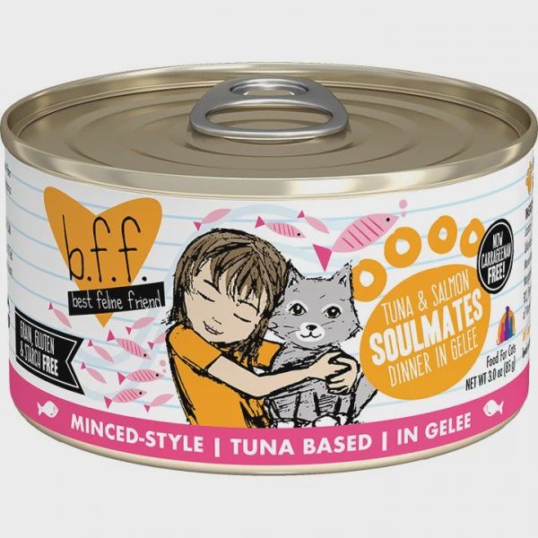 Weruva Cat BFF Soulmate Tuna Salmon Can, Size: 3oz