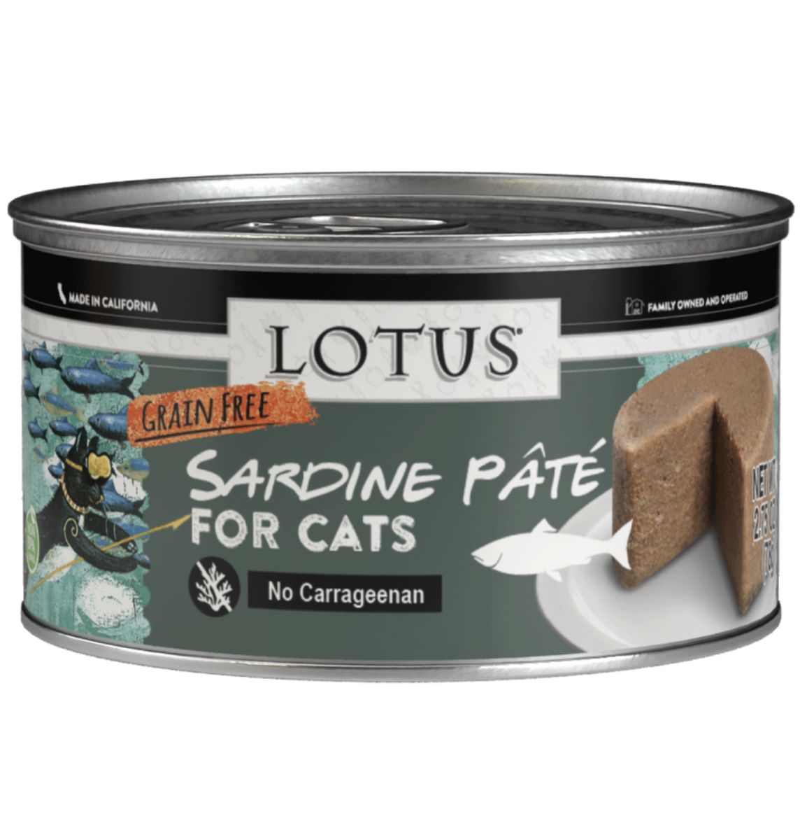 Lotus Cat Can Pate Sardine 2.75oz