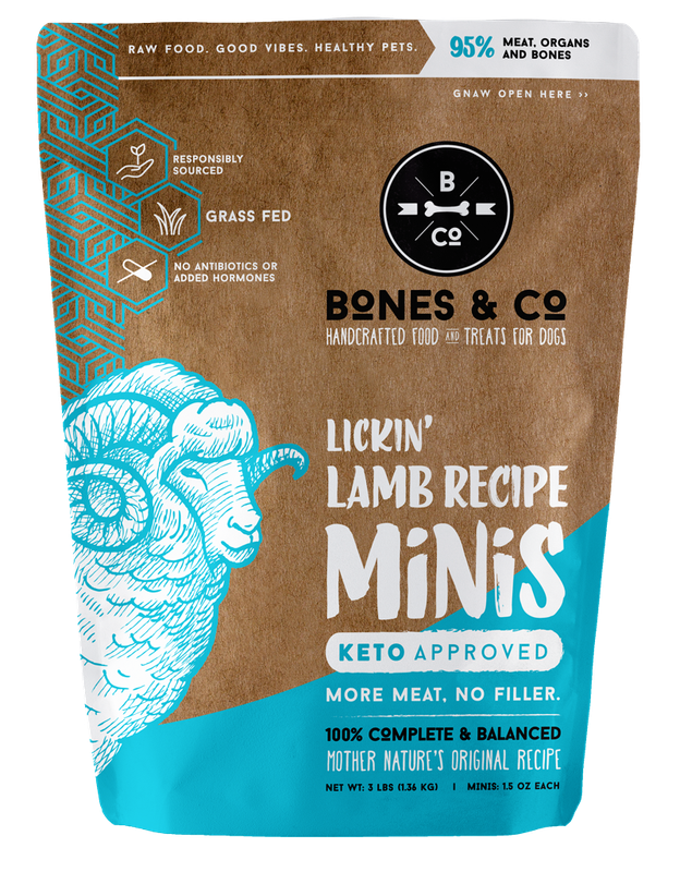Bones &amp; Co Dog Frozen Grain Free Lamb