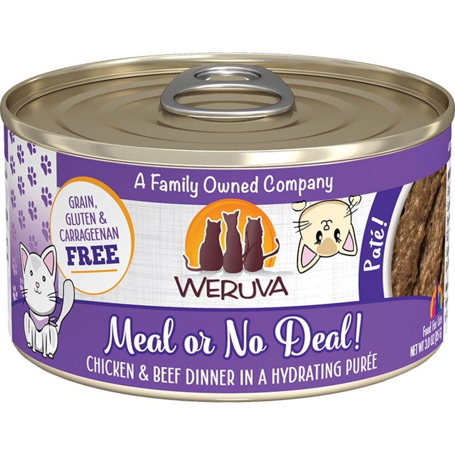 Weruva Cat Pate Meal Or No Deal Can, Size: 3oz