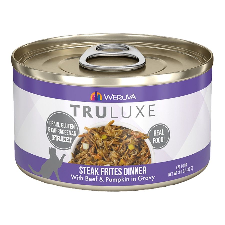 Weruva Cat Truluxe Steak Frites Dinner Can, Size: 3oz
