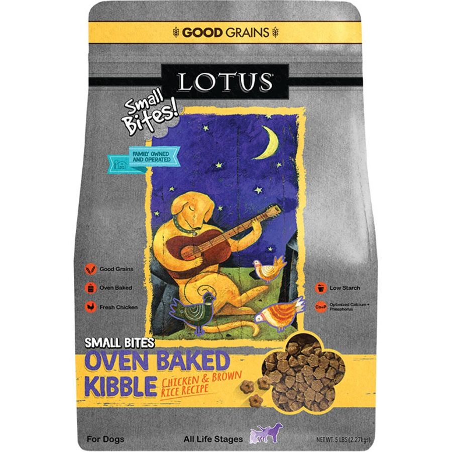 Lotus Dog Good Grains Small Bites Chicken, Size: 5lb