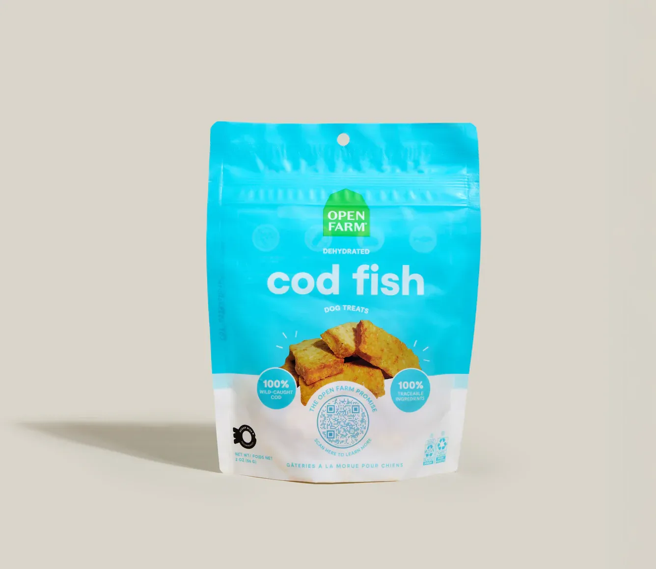 Open Farm Dog Dehydrated Cod Fish 2.25oz