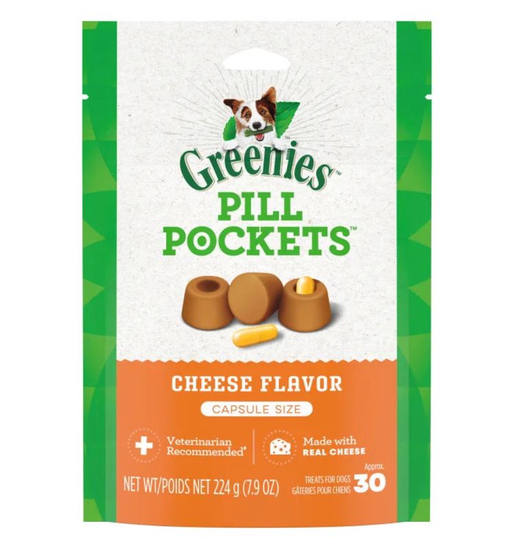 Greenies Dog Pill Pockets Cheese