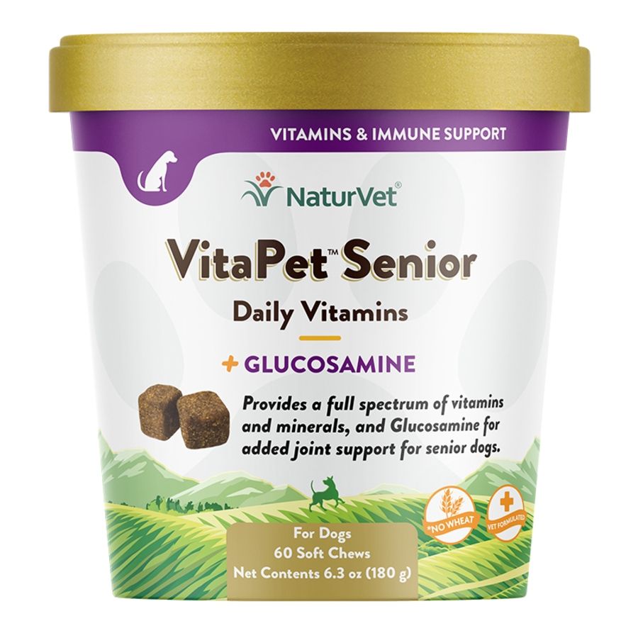 NaturVet Dog Vita Senior Chew 60 Count