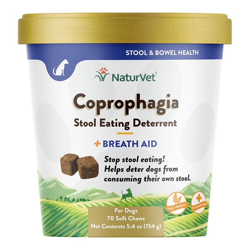 NaturVet Dog Coprophagia Chew 70 Count