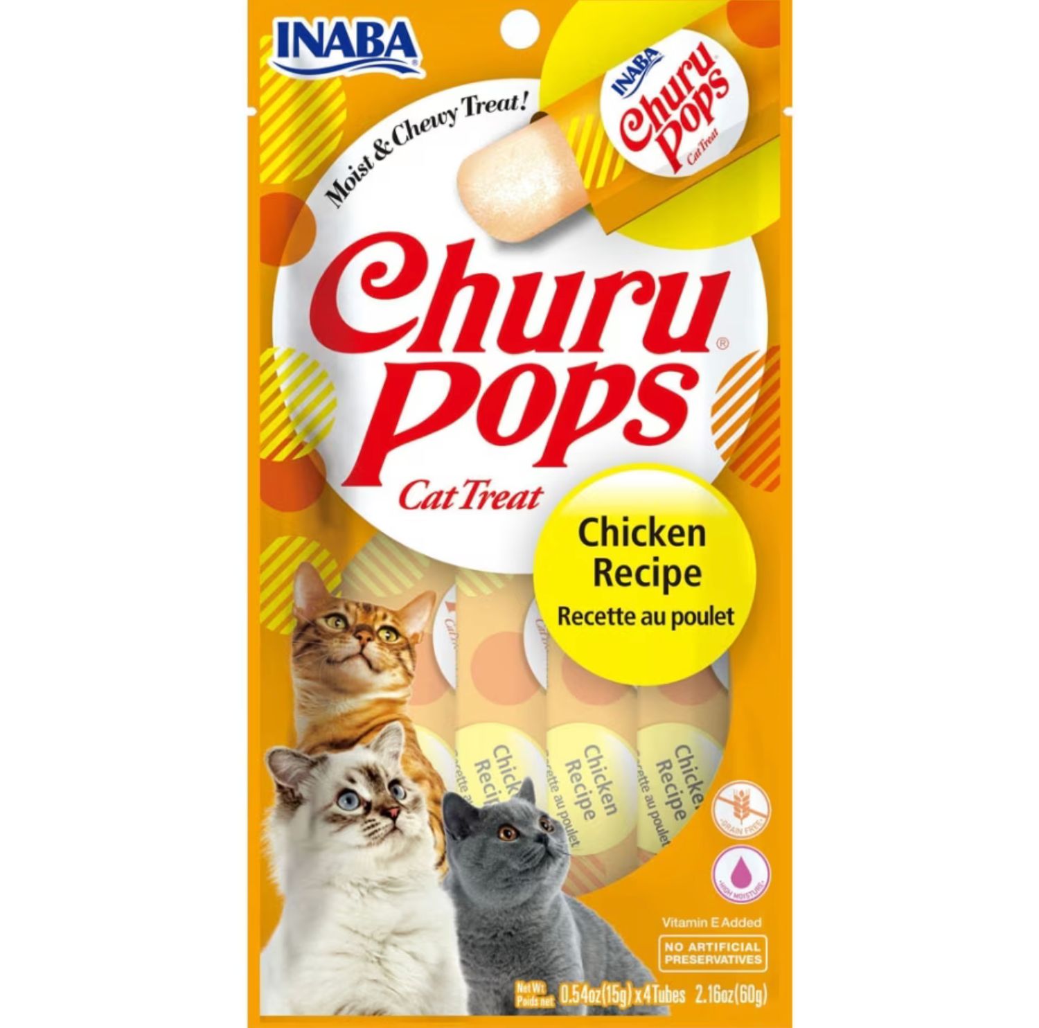 Inaba Churu Pops Chicken 0.54oz 4pk