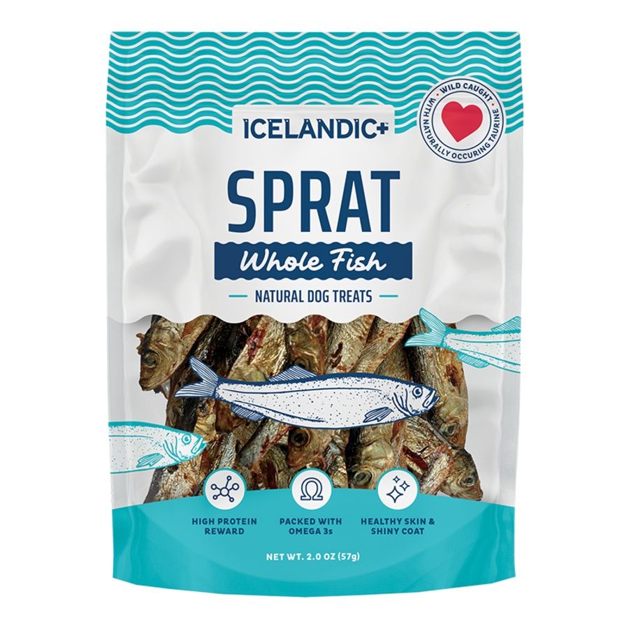 Icelandic Dog Whole Fish Sprats 2oz