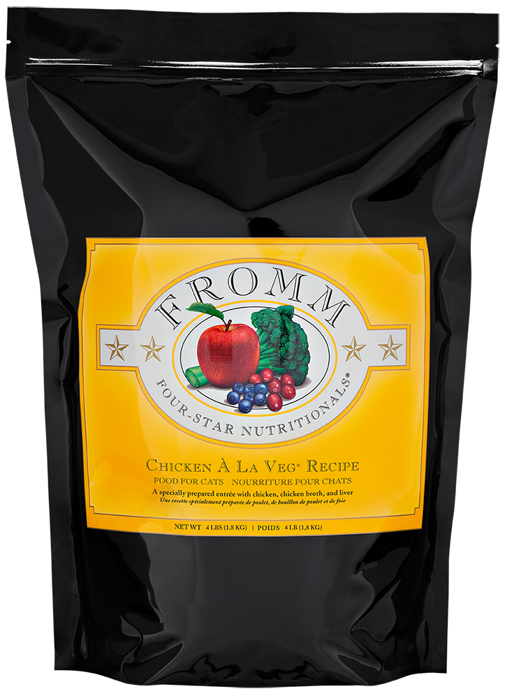 Fromm Cat 4 Star Chicken A La Veg, Size: 4lb