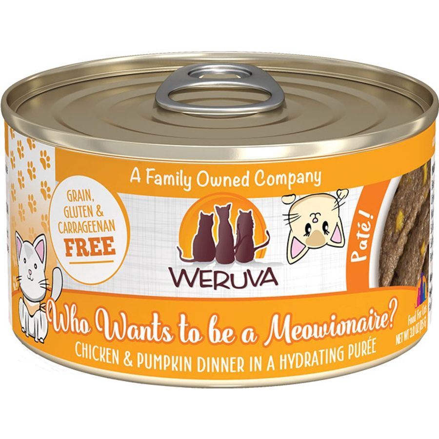 Weruva Cat Pate Who Wants To Be A Meowionaire Can, Size: 3oz