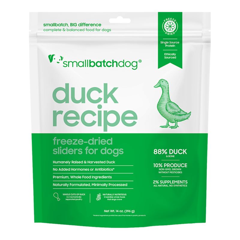 Small Batch Dog Freeze-Dried Sliders Duck