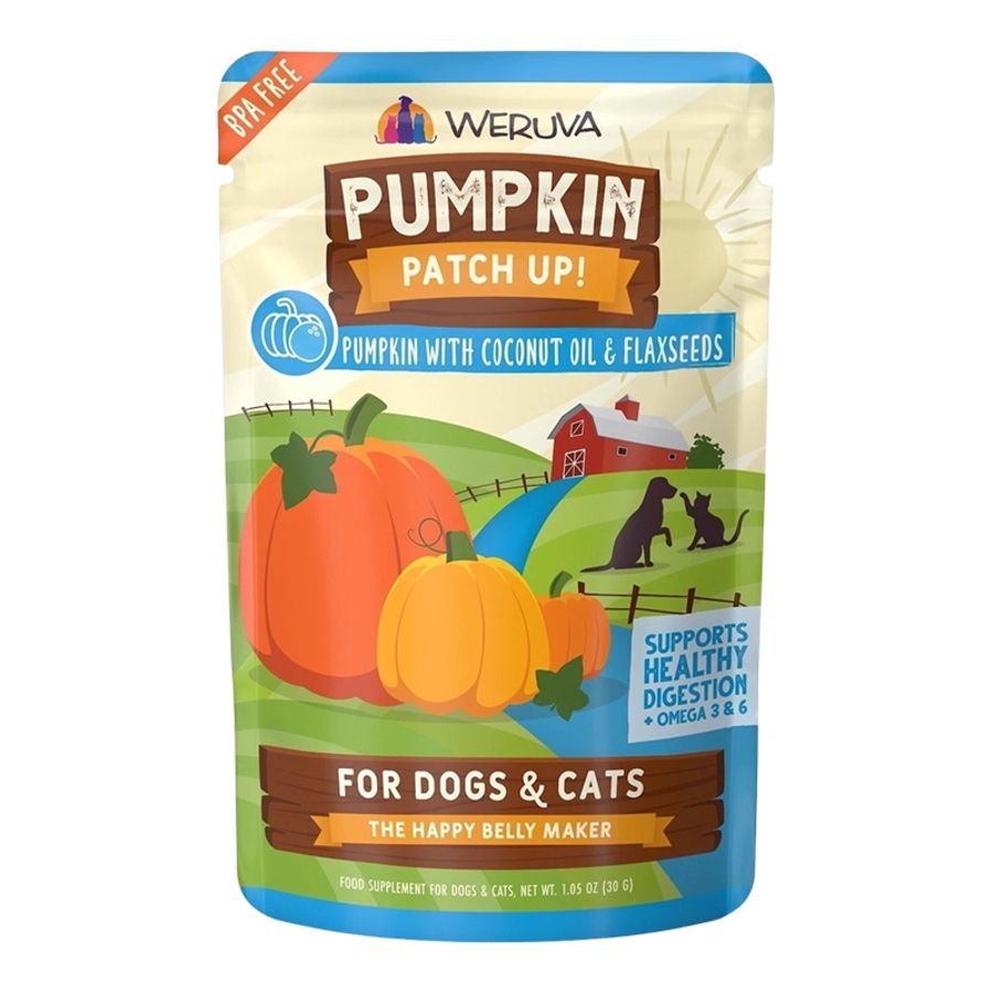 Weruva Dog &amp; Cat Pumpkin Coconut Oil Pouch, Size: 2.8oz