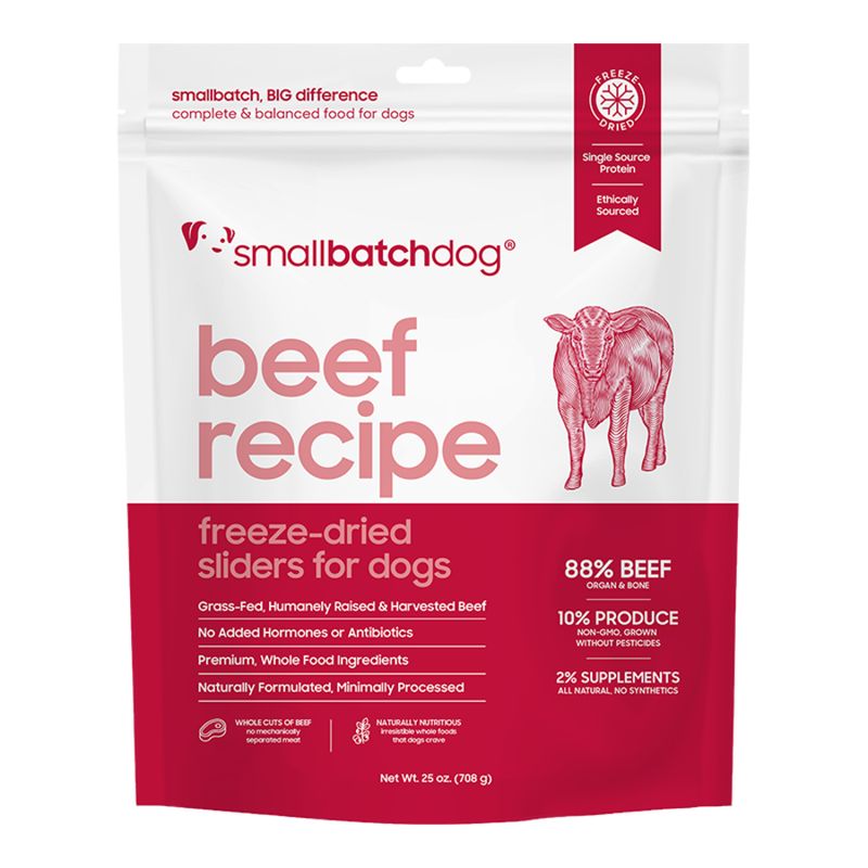 Small Batch Dog Freeze-Dried Sliders Beef
