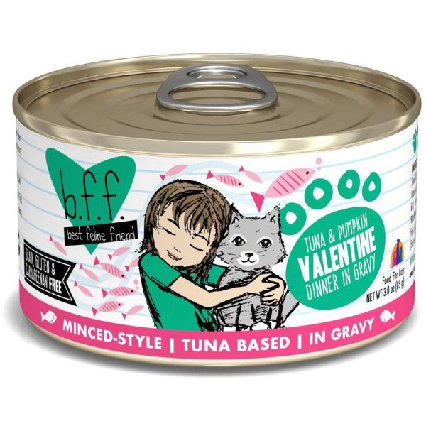 Weruva Cat BFF Valentine Tuna &amp; Vegetable Can, Size: 3oz
