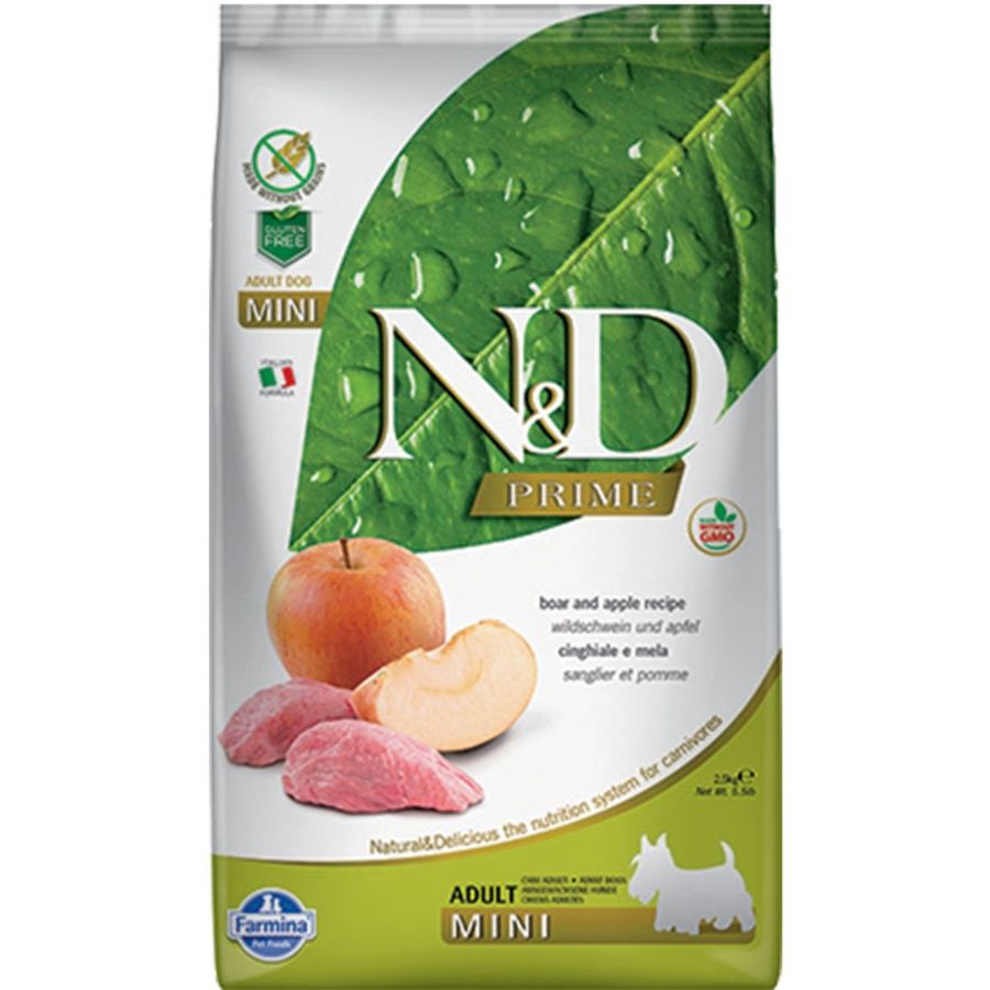 Farmina Dog Prime Boar &amp; Apple 5.5lb, Dog Size: Mini