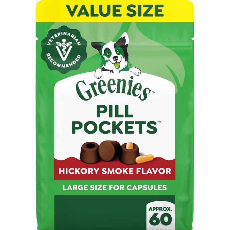 Greenies Dog Pill Pockets Hickory Smoke