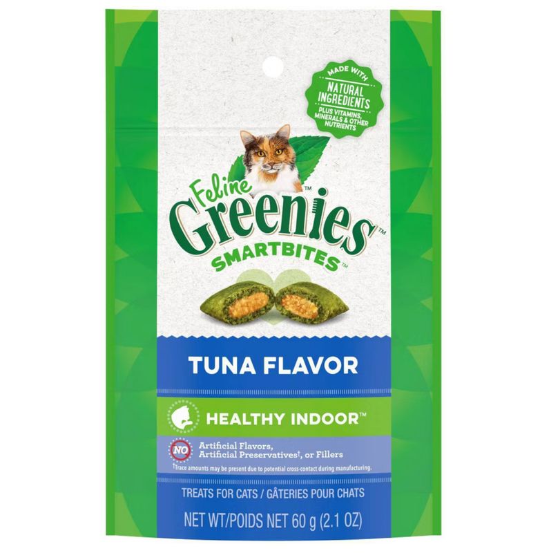 Greenies Cat Treat SmartBites Tuna 2.1oz