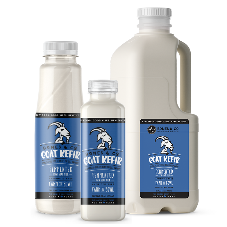 Bones &amp; Co Dog &amp; Cat Frozen Goat Kefir, Size: 16oz