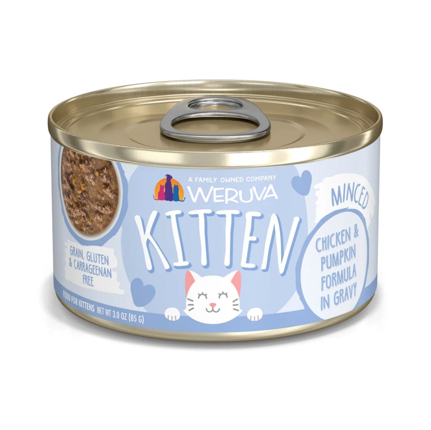 Weruva Cat Kitten Chicken &amp; Pumpkin Formula in Gravy 3oz