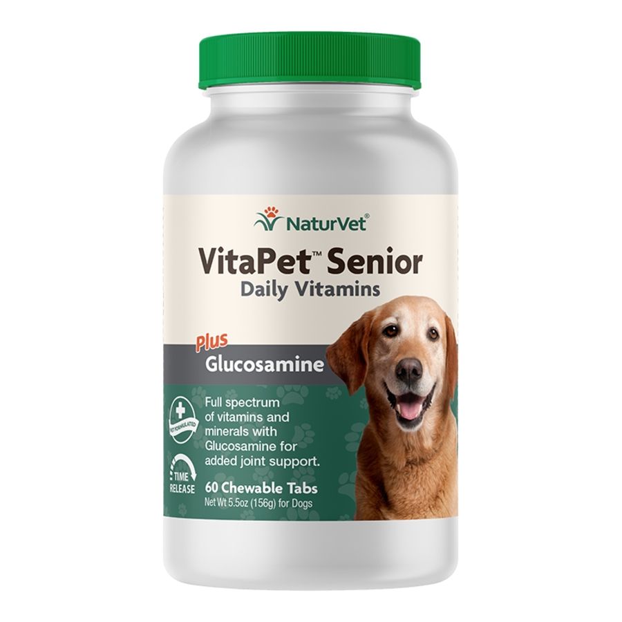 NaturVet Dog Vitamin Senior Time Release Tablet 60 Count