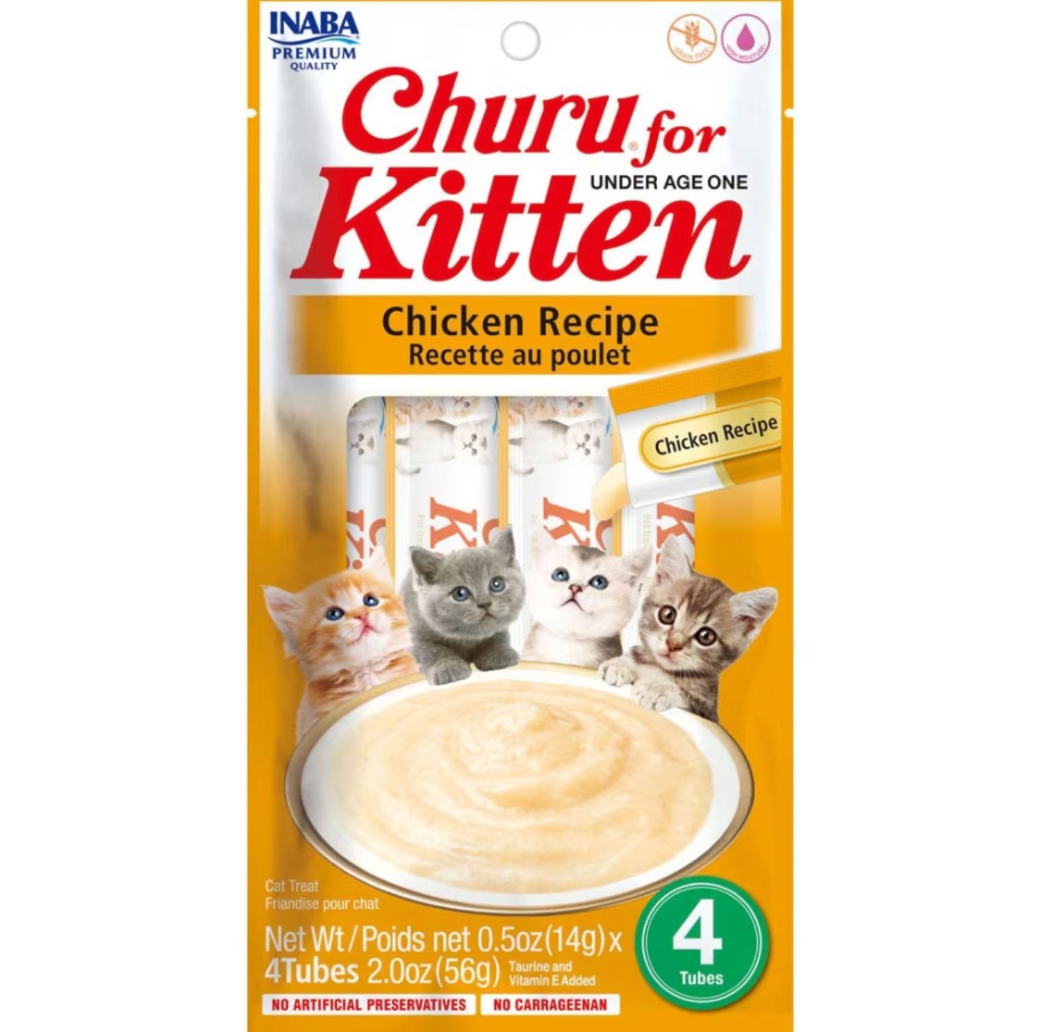 Inaba Churu Kitten Chicken 2oz 4pk