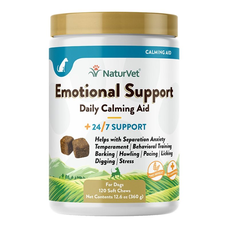 NaturVet Dog Emotional Support Aid 120 Count