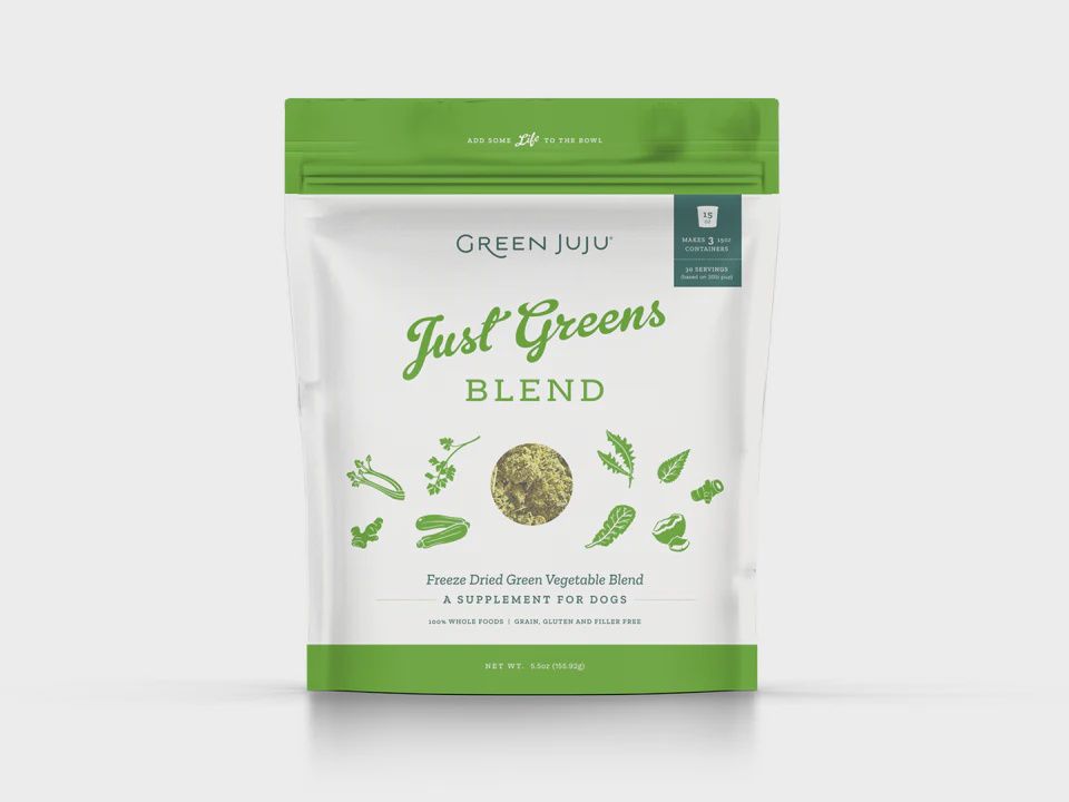 Green Juju Dog Freeze Dried Just Green Blend, Size: 5.5oz
