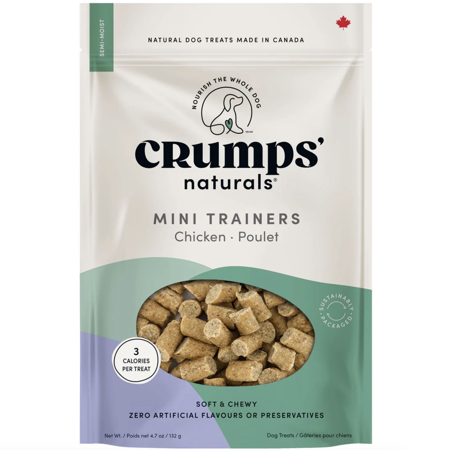 Crumps Dog Mini Trainers Chicken, Size: 4.7oz