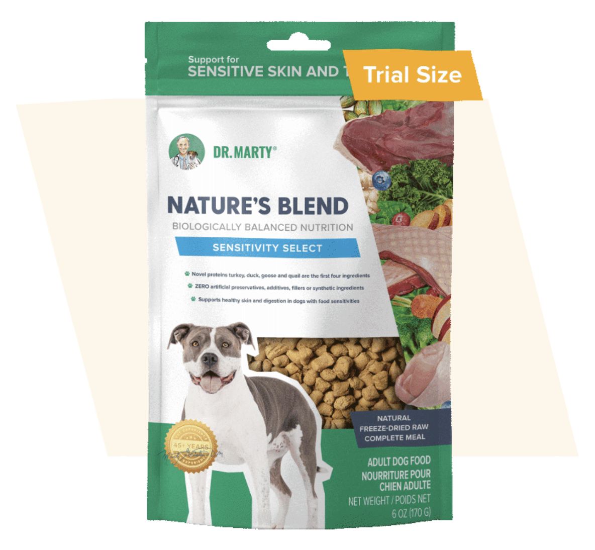 Dr. Marty Dog Nature's Blend Sensitivity Select, Size: 6oz