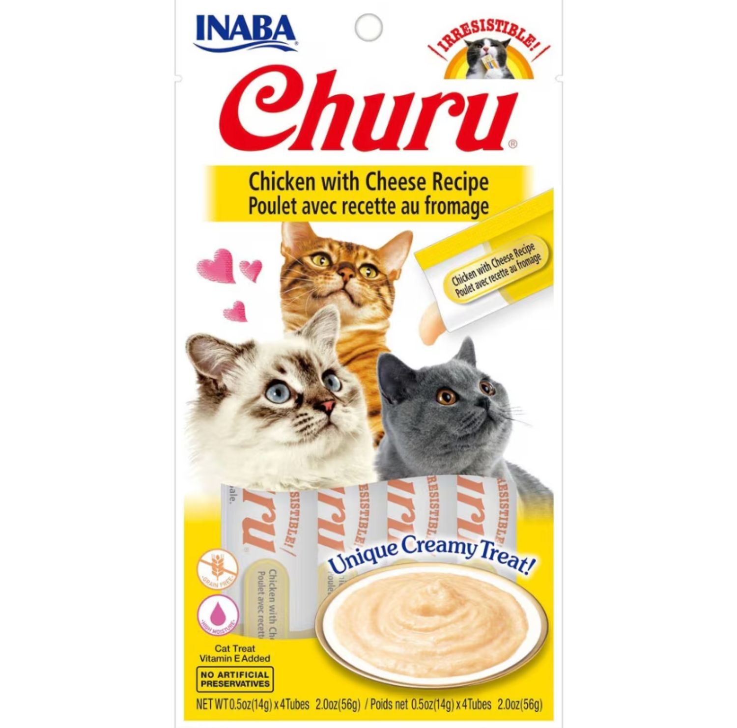Inaba Churu Chicken &amp; Cheese 0.5oz 4pk