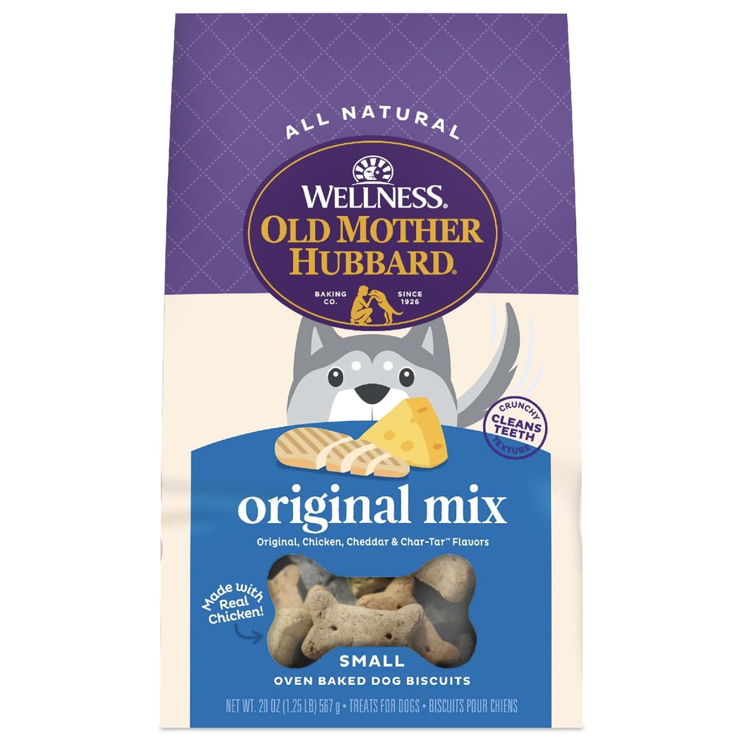 Old Mother Hubbard Dog Biscuits Original Mix Small, Size: 20oz