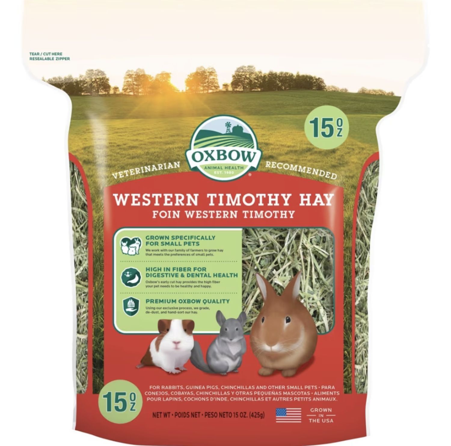 Oxbow Western Timothy Hay, Size: 15oz